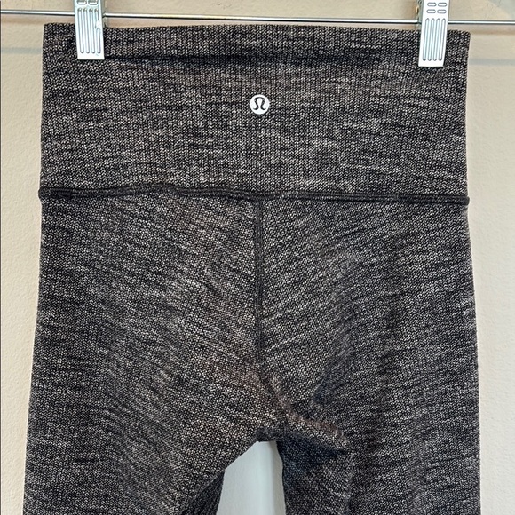 Lululemon Athletica Wunder Under 20” Heathered Grey Leggings - Picture 3 of 8